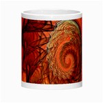 Nautilus Shell Abstract Fractal Morph Mugs Center