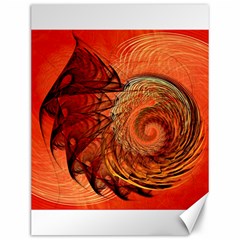 Nautilus Shell Abstract Fractal Canvas 12  X 16   by designworld65