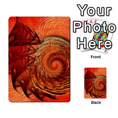 Nautilus Shell Abstract Fractal Multi-purpose Cards (rectangle)  by designworld65