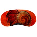 Nautilus Shell Abstract Fractal Sleeping Masks Front