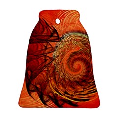 Nautilus Shell Abstract Fractal Ornament (bell)  by designworld65