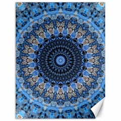 Feel Blue Mandala Canvas 18  X 24  