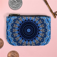 Feel Blue Mandala Mini Coin Purses by designworld65