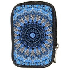 Feel Blue Mandala Compact Camera Cases by designworld65