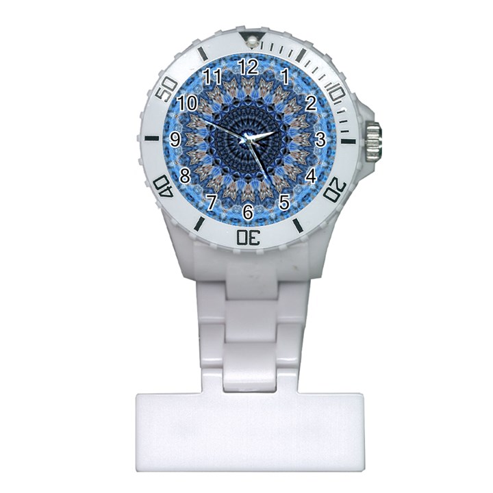 Feel Blue Mandala Plastic Nurses Watch