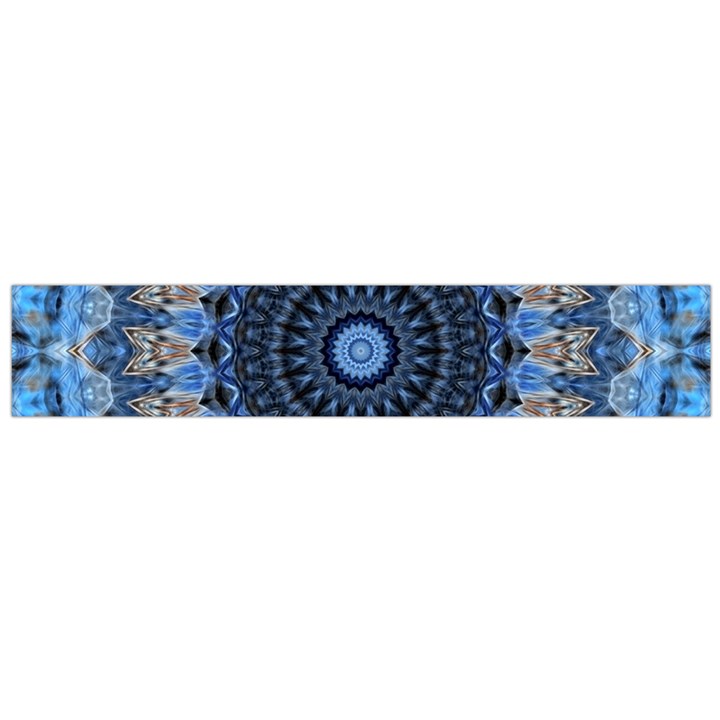 Feel Blue Mandala Flano Scarf (Large)