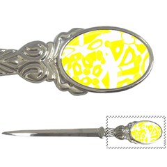 Yellow Sunny Design Letter Openers by Valentinaart