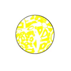 Yellow Sunny Design Hat Clip Ball Marker (10 Pack) by Valentinaart