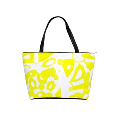 Yellow Sunny Design Shoulder Handbags by Valentinaart