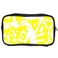 Yellow Sunny Design Toiletries Bags 2-side by Valentinaart