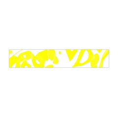 Yellow Sunny Design Flano Scarf (mini)