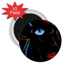 Black Magic Woman 2 25  Magnets (10 Pack)  by Valentinaart