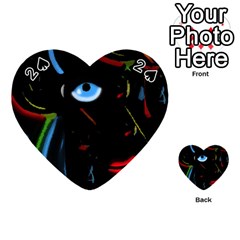 Black Magic Woman Playing Cards 54 (heart) 