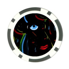 Black Magic Woman Poker Chip Card Guards (10 Pack)  by Valentinaart