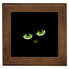 Halloween - Back Cat Framed Tiles by Valentinaart