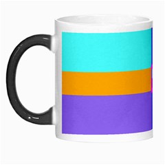 Right Angle Squares Stripes Cross Colored Morph Mugs by EDDArt