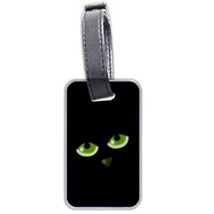 Halloween - Back Cat Luggage Tags (two Sides) by Valentinaart