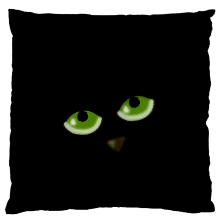 Halloween - back cat Standard Flano Cushion Case (Two Sides)