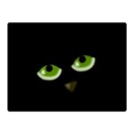 Halloween - back cat Double Sided Flano Blanket (Mini)  35 x27  Blanket Front