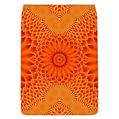 Lotus Fractal Flower Orange Yellow Flap Covers (l)  by EDDArt