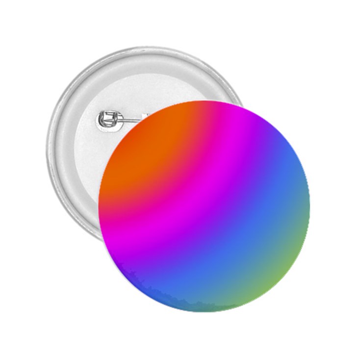 Radial Gradients Red Orange Pink Blue Green 2.25  Buttons