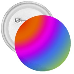 Radial Gradients Red Orange Pink Blue Green 3  Buttons by EDDArt