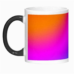 Radial Gradients Red Orange Pink Blue Green Morph Mugs by EDDArt