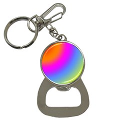 Radial Gradients Red Orange Pink Blue Green Bottle Opener Key Chains by EDDArt