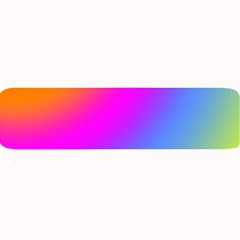 Radial Gradients Red Orange Pink Blue Green Large Bar Mats by EDDArt