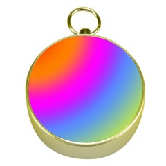 Radial Gradients Red Orange Pink Blue Green Gold Compasses by EDDArt