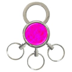 Simple Pink 3-ring Key Chains by Valentinaart