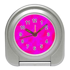 Simple Pink Travel Alarm Clocks by Valentinaart