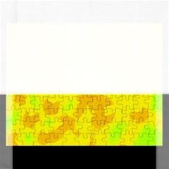 Simple Yellow Rectangular Jigsaw Puzzl by Valentinaart