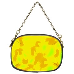 Simple Yellow Chain Purses (two Sides)  by Valentinaart