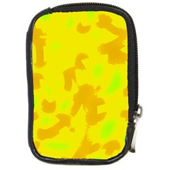 Simple Yellow Compact Camera Cases by Valentinaart