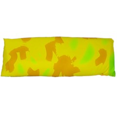 Simple Yellow Body Pillow Case (dakimakura) by Valentinaart