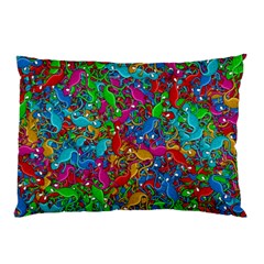 Lizards Pillow Case (two Sides) by Valentinaart