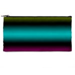 Dark Green Mint Blue Lilac Soft Gradient Pencil Cases Front