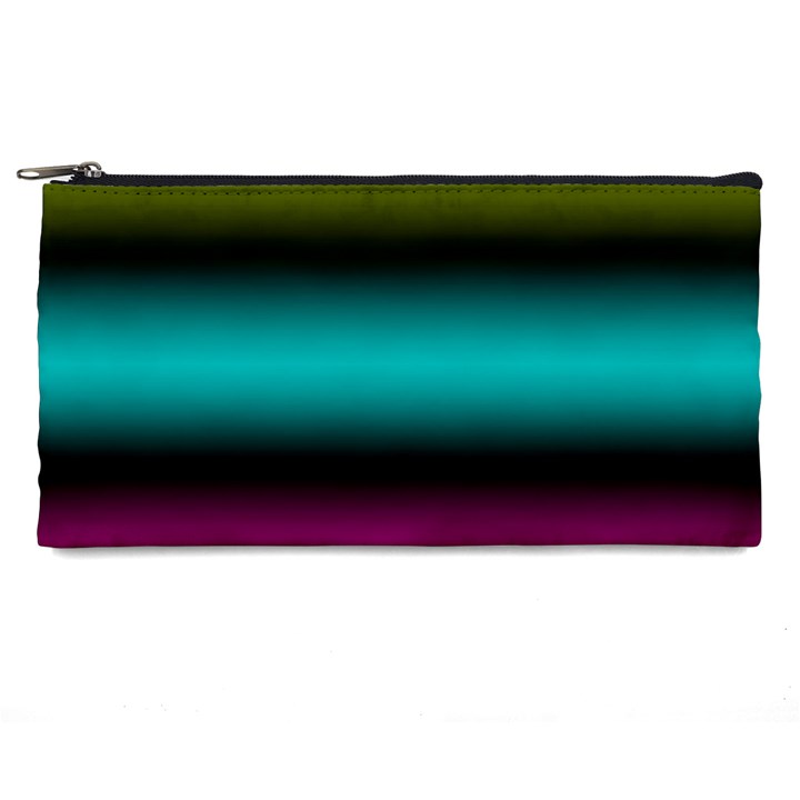 Dark Green Mint Blue Lilac Soft Gradient Pencil Cases