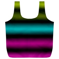 Dark Green Mint Blue Lilac Soft Gradient Full Print Recycle Bags (l)  by designworld65