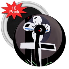 Dark 3  Magnets (10 Pack)  by Valentinaart