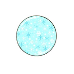 Blue Xmas Pattern Hat Clip Ball Marker (4 Pack) by Valentinaart