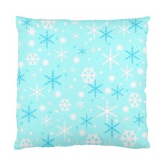 Blue Xmas Pattern Standard Cushion Case (one Side) by Valentinaart