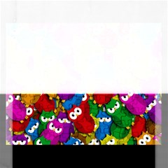 Cute Owls Mess Rectangular Jigsaw Puzzl by Valentinaart