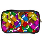 Cute owls mess Toiletries Bags 2-Side Front