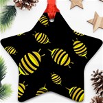 Decorative bees Star Ornament (Two Sides)  Front