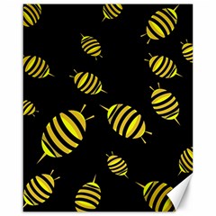 Decorative Bees Canvas 16  X 20   by Valentinaart