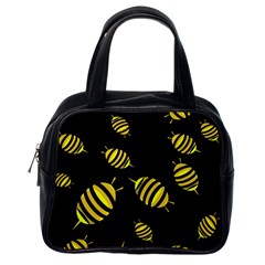 Decorative Bees Classic Handbags (one Side) by Valentinaart