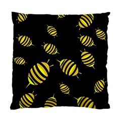 Decorative Bees Standard Cushion Case (two Sides) by Valentinaart