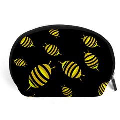 Decorative Bees Accessory Pouches (large)  by Valentinaart